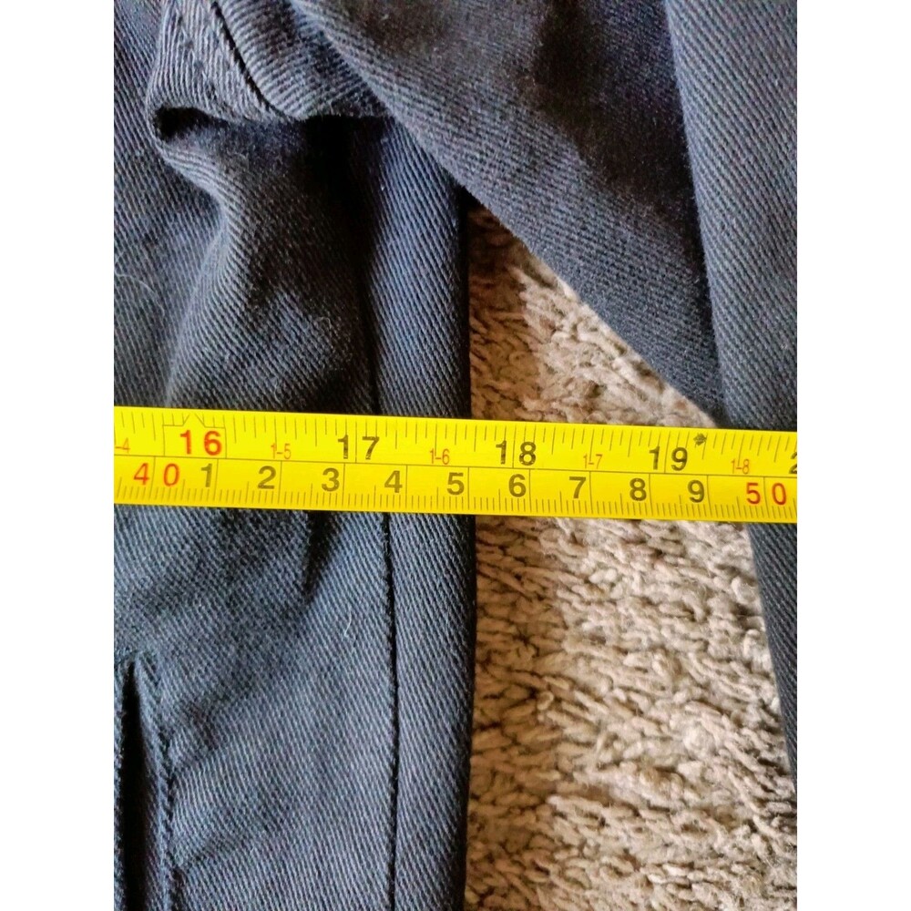 Copper Rivet Denim Jacket Men's Size Small Button Up Black Long Sleeve - Picture 8 of 9